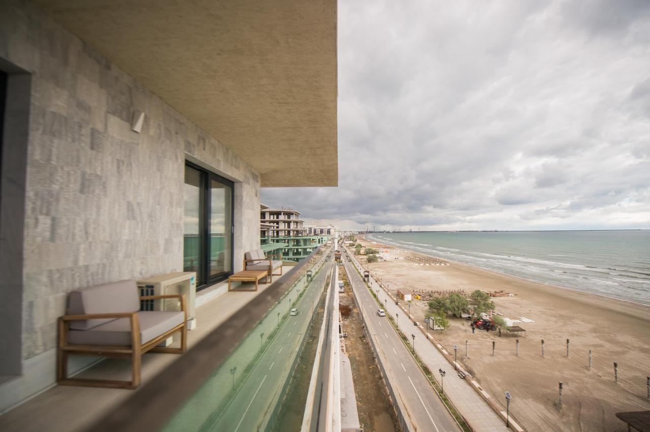 Luxury Promenada Apartment - Frontal Beachfront Mamaia Nord Năvodari Exterior foto