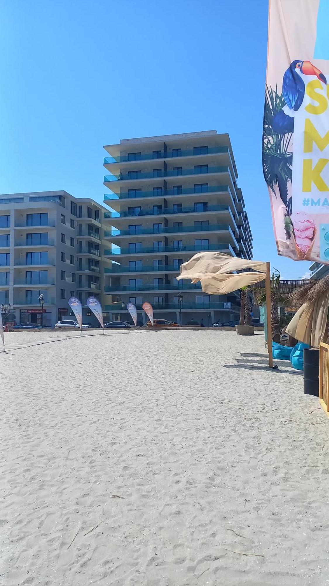 Luxury Promenada Apartment - Frontal Beachfront Mamaia Nord Năvodari Exterior foto